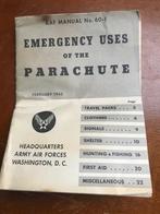 WW2 petit livre emergency uses for parachute USAAF, Collections, Objets militaires | Seconde Guerre mondiale, Autres types, Armée de l'air
