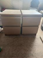 Nachtkastje(s) Ikea Malm, Huis en Inrichting, Slaapkamer | Nachtkastjes, Ophalen, Zo goed als nieuw, Minder dan 45 cm, Minder dan 55 cm
