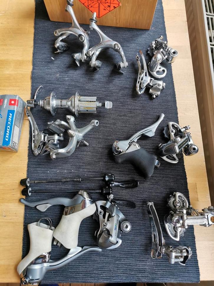 Lot de pièces vélos vintage haut de gamme Campagnolo Shimano, Vélos & Vélomoteurs, Vélos | Vélos de course, Comme neuf, Autres marques