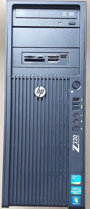 HP Z220 i7-3770 RAM 32 Go SSD 128 Go Disque dur 500 Go Vidéo
