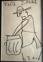 Herman Brood  Papa Zoekt  Stift Tekening, Ophalen