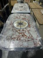 Tafel met italiaanse inleg werk, Ophalen