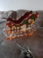 Kerst slee met lichtjes decoratie, Ophalen of Verzenden, Zo goed als nieuw