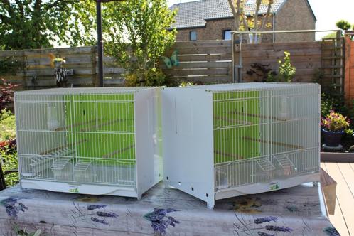 2 cages élevage STA "La Sessanta, Dieren en Toebehoren, Vogels | Hokken en Kooien, Zo goed als nieuw, Broedkooi of Kweekkooi, Metaal