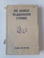 De jonge vlaamsche lyriek - Paul De Ryck, Antiek en Kunst, Ophalen of Verzenden