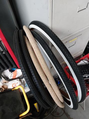 3 sets nieuwe fietsbanden en dynamo's beschikbaar voor biedingen