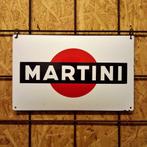 Emaille Schild MARTINI Reclamebord Plaque Vintage 70s Italië, Verzenden, Gebruikt, Reclamebord