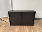 Zwarte roldeurkast van 72x120x43, Huis en Inrichting, Kasten | Roldeurkasten en Archiefkasten, Ophalen, 100 tot 150 cm, Met slot