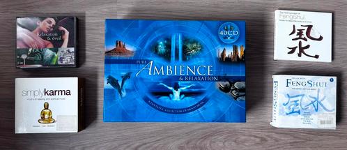 Set van 5 boxen ontspannings- & wellnessmuziek, Cd's en Dvd's, Cd's | Meditatie en Spiritualiteit, Zo goed als nieuw, Ophalen of Verzenden