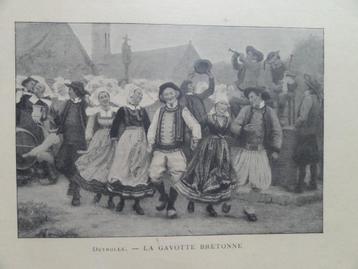 Héliogravure, La Gavotte Bretonne naar Deyrolle beschikbaar voor biedingen