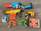 Lot pistolets Nerf et munitions, Kinderen en Baby's, Speelgoed | Buiten | Actiespeelgoed, Ophalen, Zo goed als nieuw