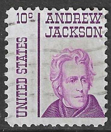 USA 1967/1968 - Yvert 819 - Andrew Jackson   (ST), Postzegels en Munten, Postzegels | Amerika, Gestempeld, Verzenden