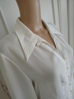 Stijlvolle vintage blouse met borduurwerk, Ophalen of Verzenden, Maat 36 (S)