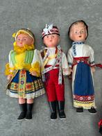 Tschechische poppen in traditionele klederdracht, Verzamelen, Poppen, Ophalen of Verzenden