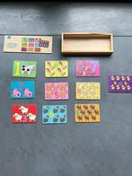10 cijferpuzzels met opbergdoosje, Kinderen en Baby's, 2 tot 4 jaar, Gebruikt, Ophalen of Verzenden, Van hout