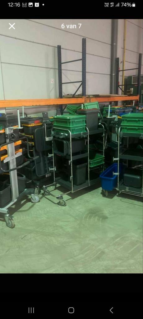 Poetskarren en boenmachines, Doe-het-zelf en Bouw, Reinigingsmachines, Zo goed als nieuw, Ophalen