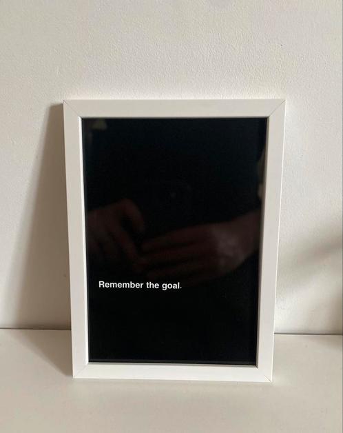 Cadre photo, decorations, citation de motivation, Huis en Inrichting, Woonaccessoires | Memoborden, Zo goed als nieuw, Ophalen of Verzenden