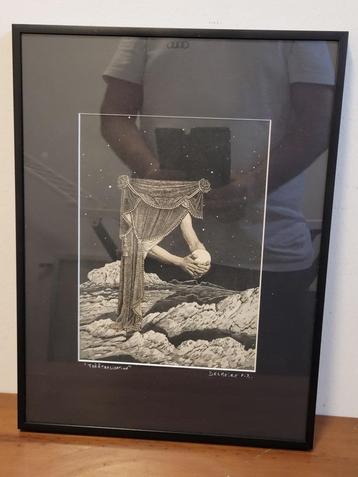 oeuvre d'art collage design francois-xavier Delmeire, Enlèvement ou Envoi