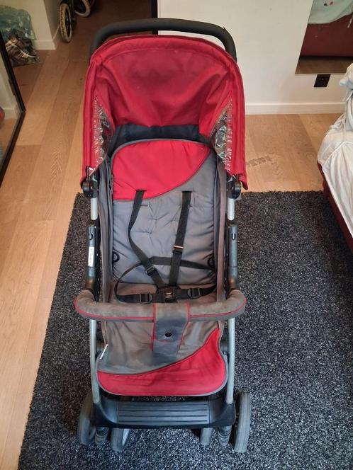 Poussette Hauck 3 en 1 – avec nacelle et siège auto, Kinderen en Baby's, Buggy's, Gebruikt, Overige merken, Verstelbare rugleuning