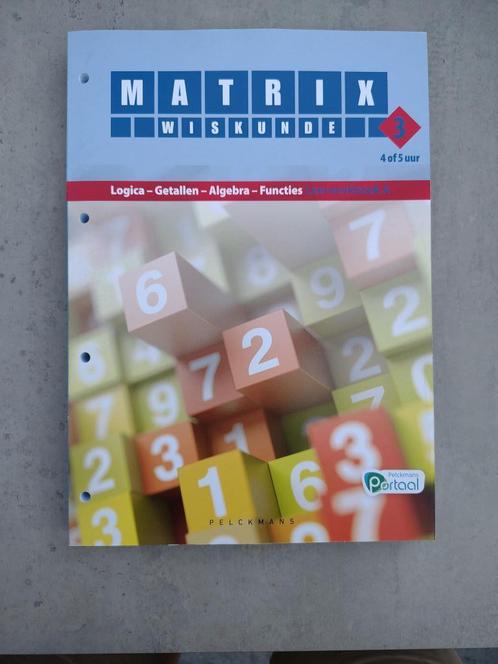 Matrix wiskunde 3.4-5 LWB A logica getallen algebra functies, Boeken, Schoolboeken, Zo goed als nieuw, Wiskunde A, ASO, Ophalen of Verzenden