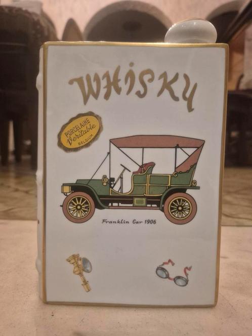 Vintage karaf van Brussels porselein in de vorm van een boek, Antiek en Kunst, Antiek | Overige Antiek, Ophalen