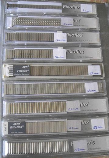 Bracelet Fixoflex extensible acier; 8, 10, 12, 14 ou 18 mm, Enlèvement ou Envoi, Neuf, Argent, Acier
