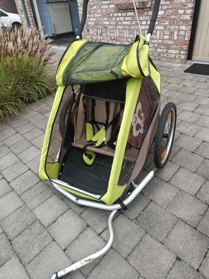 Fietskar Croozer, Fietsen en Brommers, Fietsaccessoires | Aanhangwagens en Karren, Gebruikt, Kinderkar, Opvouwbaar, Ophalen