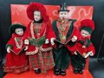 Porseleinen popjes kerst familie koor, Ophalen of Verzenden
