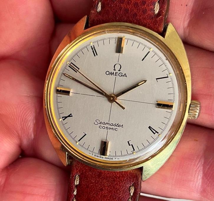 Montre OMEGA SEAMASTER COSMIC cadran spécial, Handtassen en Accessoires, Horloges | Antiek, Polshorloge, Omega, Staal, 1960 of later