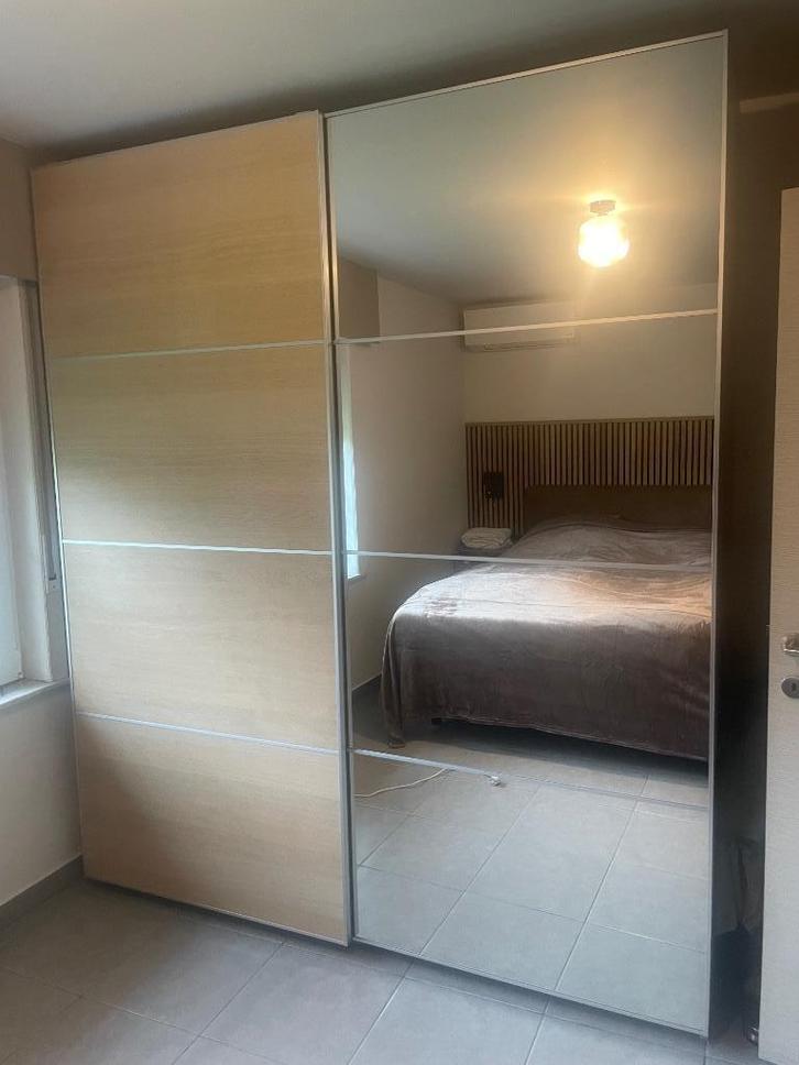 Pax Kleerkast met schuifdeuren, Huis en Inrichting, Kasten | Kleerkasten, Zo goed als nieuw, 200 cm of meer, 200 cm of meer, 50 tot 75 cm