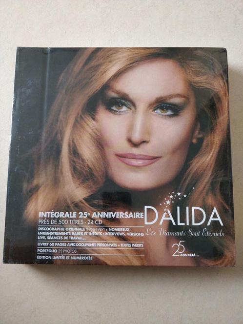 Muziek-cd voor het 25-jarig jubileum van Dalida Intégrale, Cd's en Dvd's, Cd's | Franstalig, Nieuw in verpakking, Ophalen of Verzenden