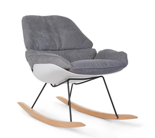 Childhome - Rocking Schommelstoel Lounge - Borstvoeding, Huis en Inrichting, Fauteuils, Zo goed als nieuw, Hout, Kunststof, Metaal