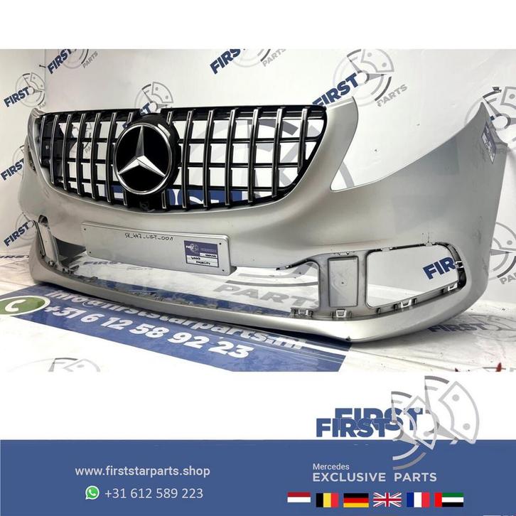 W447 VOORBUMPER A4478856000 V KLASSE FACELIFT BUMPER + GT GR, Auto-onderdelen, Carrosserie, Bumper, Mercedes-Benz, Voor, Gebruikt