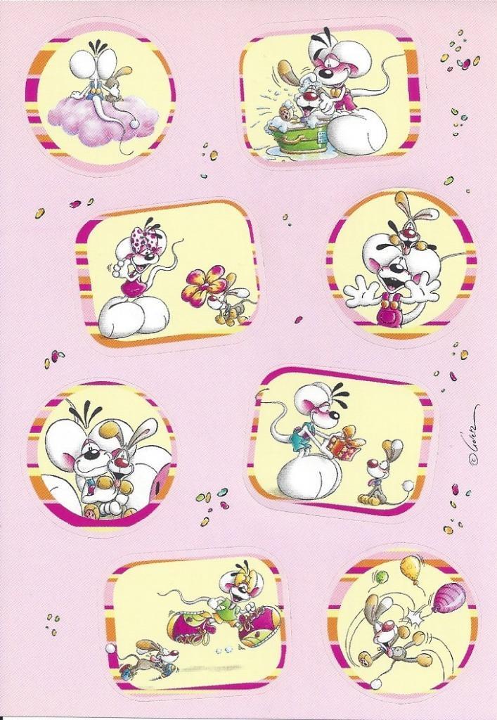 Diddl set stickervellen van briefpapier 234 tem 243, Verzamelen, Diddl, Nieuw, Papier, Kaart of Schrift, Diddl, Ophalen of Verzenden