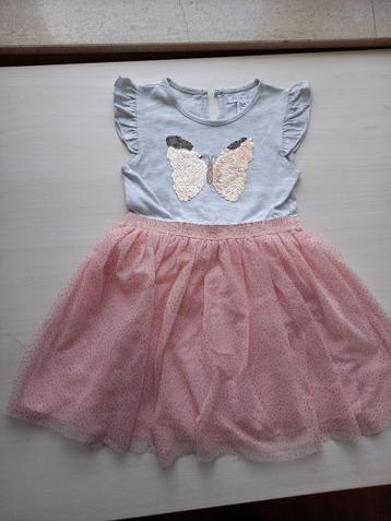 Très jolie robe à sequins réversibles taille 110, Robe ou Jupe, Enlèvement ou Envoi, Comme neuf, Primark