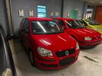 Volkswagen polo benzine gekeurd garantie, Auto's, Voorwielaandrijving, Stof, Zwart, Bedrijf