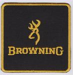 Browning stoffen opstrijk patch embleem #1, Collections, Vêtements & Patrons, Envoi, Neuf