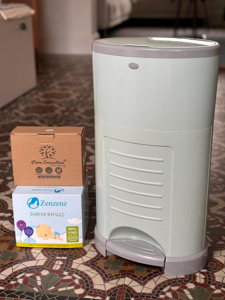 Korbell luieremmer pampers met navullingen, Kinderen en Baby's, Badjes en Verzorging, Zo goed als nieuw, Luieremmer, Ophalen