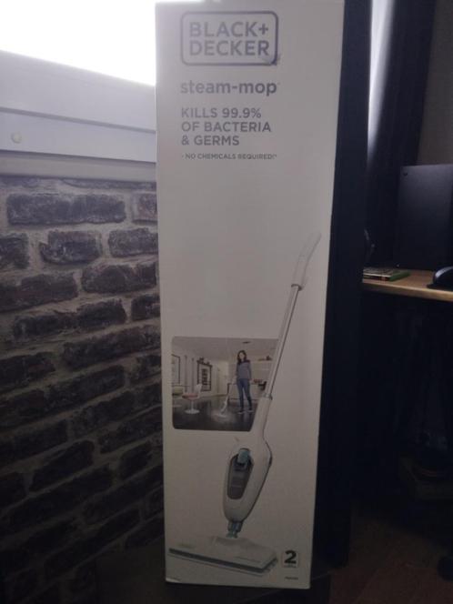 Balai vapeur Steam-mop BLACK+DECKER. Neuf, Electroménager, Vapeurs, Neuf, Nettoyeur à vapeur, Enlèvement