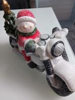 Kerstman op de moto met verlichting., Ophalen, Zo goed als nieuw