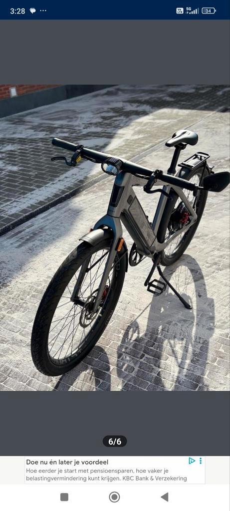 Stromer ST5 ABS GREY NIEUWSTAAT!! speed pedelec/ electrische, Fietsen en Brommers, Elektrische fietsen, Zo goed als nieuw, Stromer