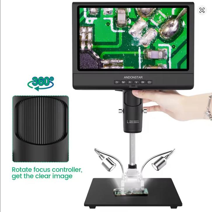 Microscope numérique Andonstar AD209 10.1", Computers en Software, Webcams, Nieuw, Bedraad, Microfoon, Ophalen of Verzenden