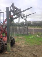 smeedijzer hek, Tuin en Terras, Tuinhekken en Hekwerk, Ophalen, Gebruikt, IJzer, Spijlenhekwerk