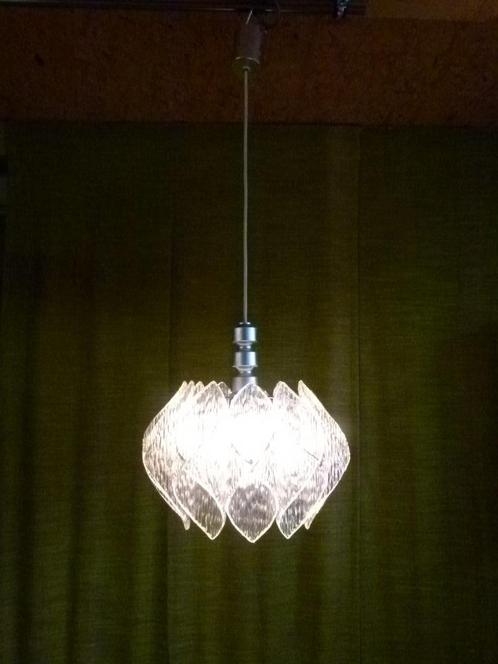 vintage hanglamp space age Marbach lucite, Huis en Inrichting, Lampen | Hanglampen, Zo goed als nieuw, 75 cm of meer, Kunststof