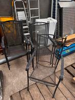 Set van 6 tuinstoelen in metaal, Tuin en Terras, Tuinstoelen, Ophalen of Verzenden, Gebruikt, Metaal