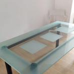 GRATIS OPHALEN ! Eettafel rechthoek glazenblad, Huis en Inrichting, Tafels | Eettafels, 50 tot 100 cm, 150 tot 200 cm, Modern