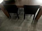 set eetkamer stoel, Maison & Meubles, Comme neuf, Enlèvement, Quatre, Noir