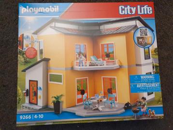 NIEUW Playmobil citylife 9266 groot modern huis