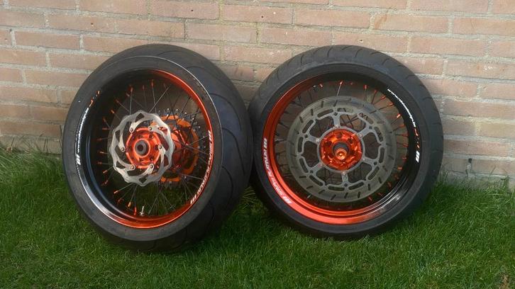Supermoto conversie kit SM PRO Platinum - 50/50 zwart oranje, Motoren, Onderdelen | Overige, Gebruikt, Ophalen of Verzenden