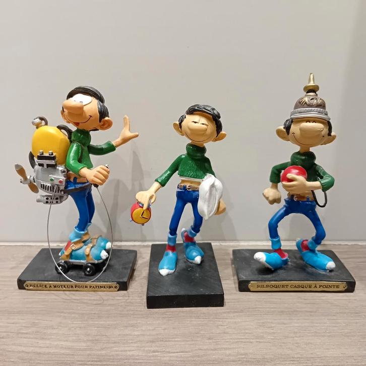 Gaston Lagaffe-figuren, Verzamelen, Beelden en Beeldjes, Zo goed als nieuw, Overige typen, Ophalen of Verzenden